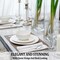 24 Pieces Silverware Set with Steak Knives Service for 4,Stainless Steel Flatware, Mirror Polished Cutlery Utensil Set,Home Kitchen Eating Tableware Set,Include Fork Knife Spoon Set,Dishwasher Safe